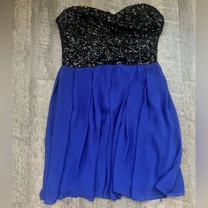 Arden B. blue cocktail dress